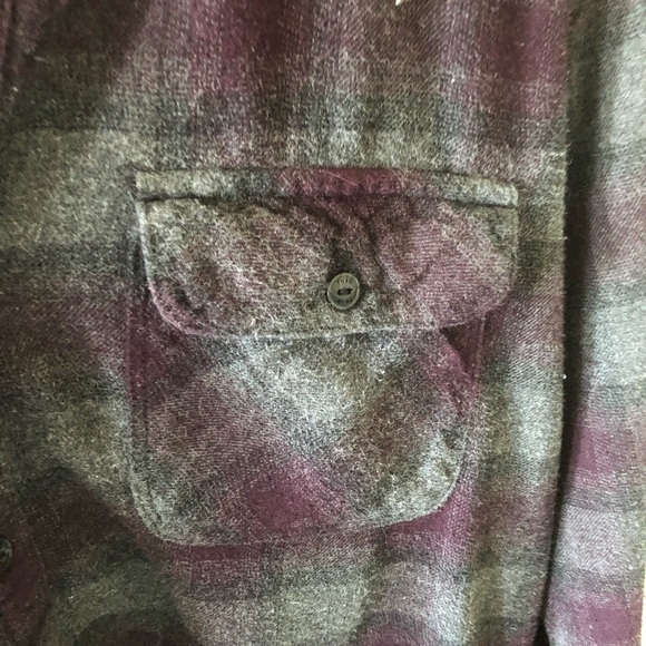 TNA Flannel Hooded Button-down Shirt - Picture 12 of 15